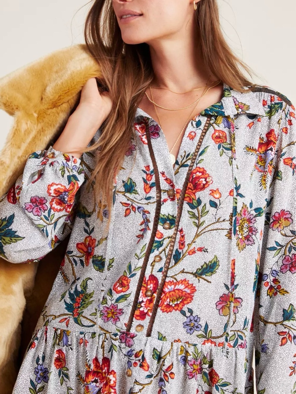 Maeve Janie Flounced Peasant Blouse |
Anthropologie